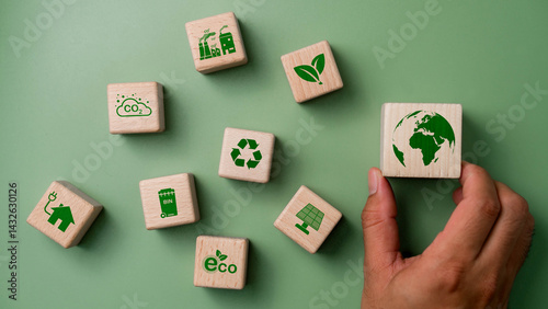 Фотография Green Energy and Sustainability Concept
