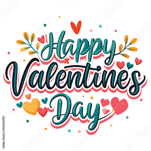 Happy Valentine's Day graphic design