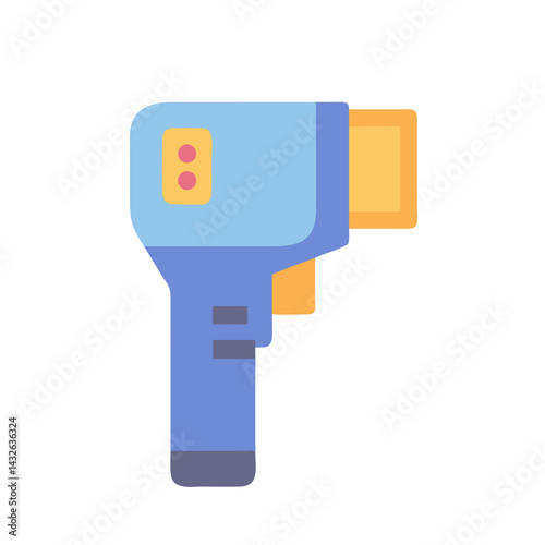 Infrared Thermometer for Temperature Measurement, Digital Thermometer Icon
