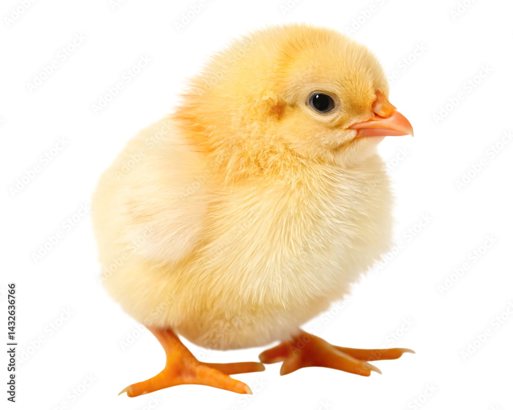 Fototapeta premium Easter chick isolated on transparent background