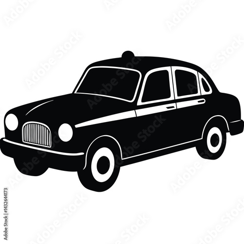 Mumbai taxi vector isolated on white background