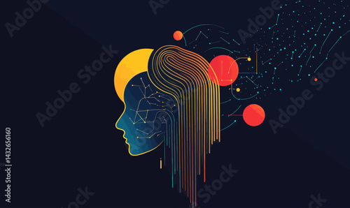 Innovative AI Technology Summit Logo Design with Abstract Futuristic Elements