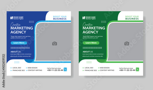 Digital Marketing Agency Services Social Media Banner Template