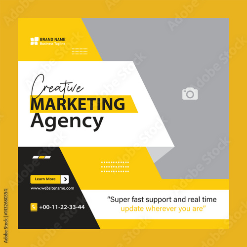 Digital Marketing Agency Services Social Media Banner Template