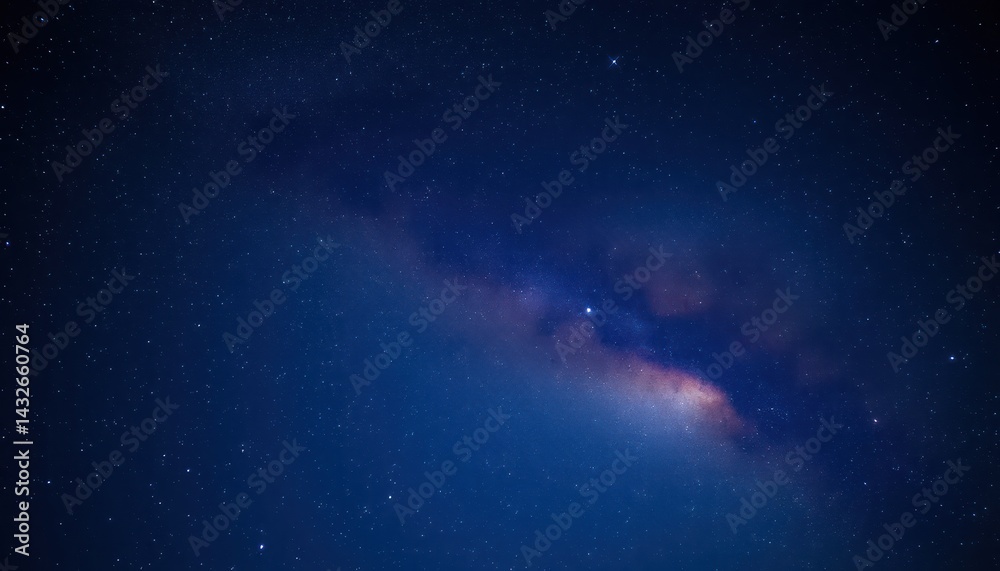 Fototapeta premium Starry Night Sky with Milky Way