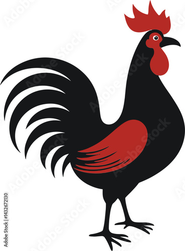 A Rooster silhouette