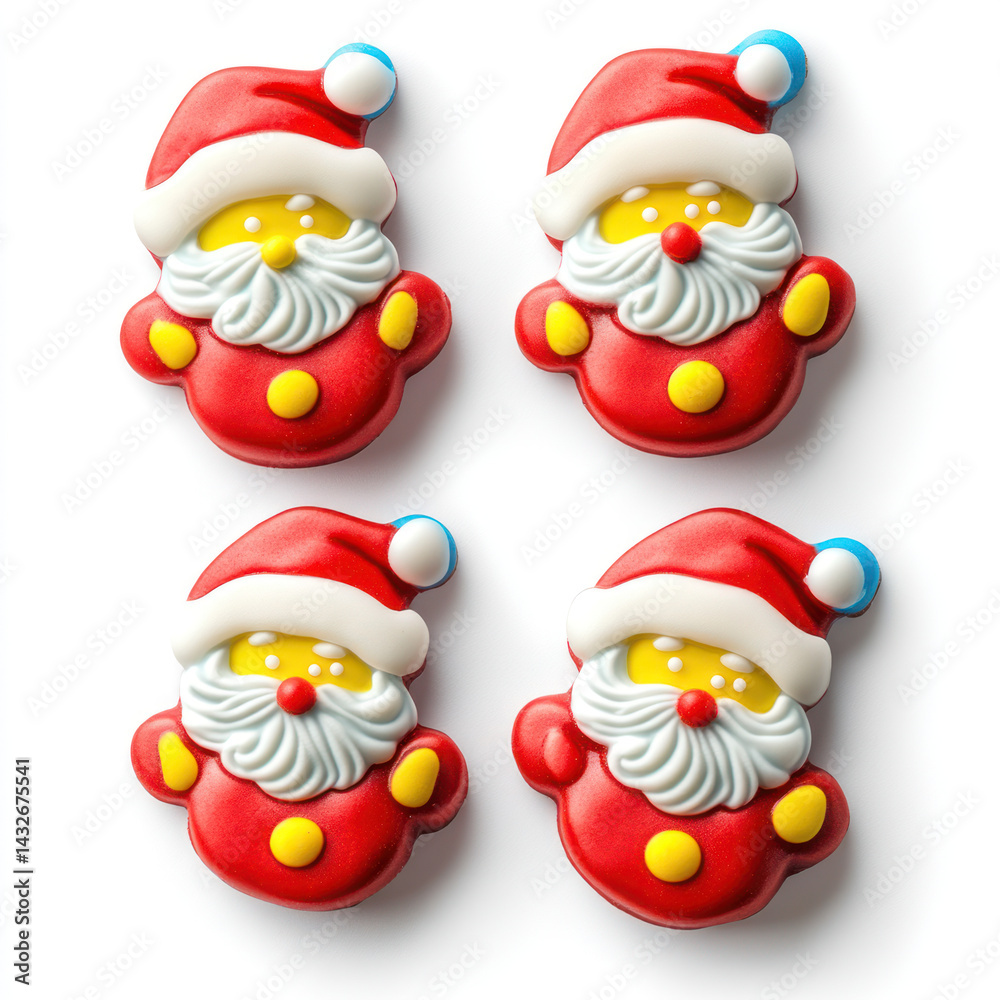 Fototapeta premium santa claus with christmas decorations