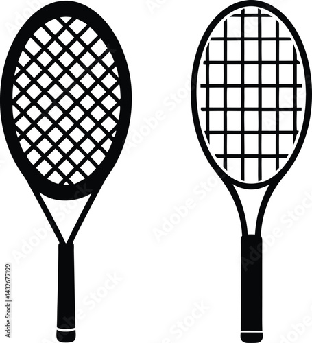 tennis racket vector illustration