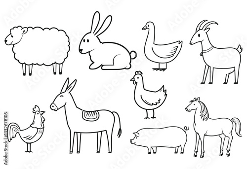 Farm Animal Friends: A Collection of Barnyard Creatures