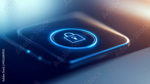 Unlocking digital security innovative technology cyber environment close-up viewpoint data protection concept