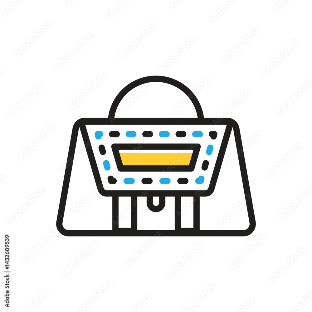 Obraz premium Multi color icon for leather