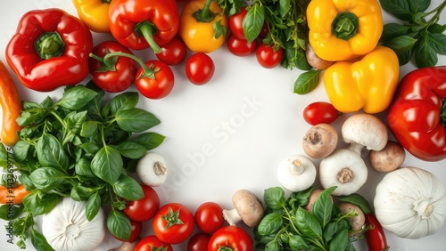 Obraz na płótnie Fresh Colorful Vegetables w salonie