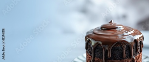 Obraz na płótnie Decadent Chocolate Cake w salonie