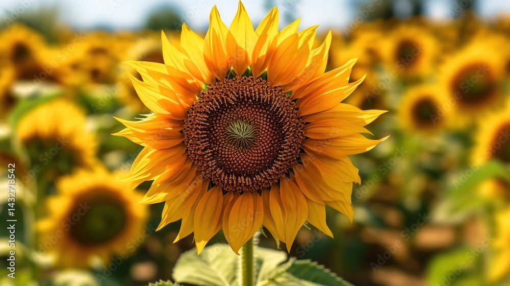 Obraz premium sunflower on a field