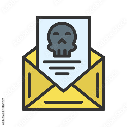 Blackmail icon vector image. Suitable for mobile apps, web apps and print media.