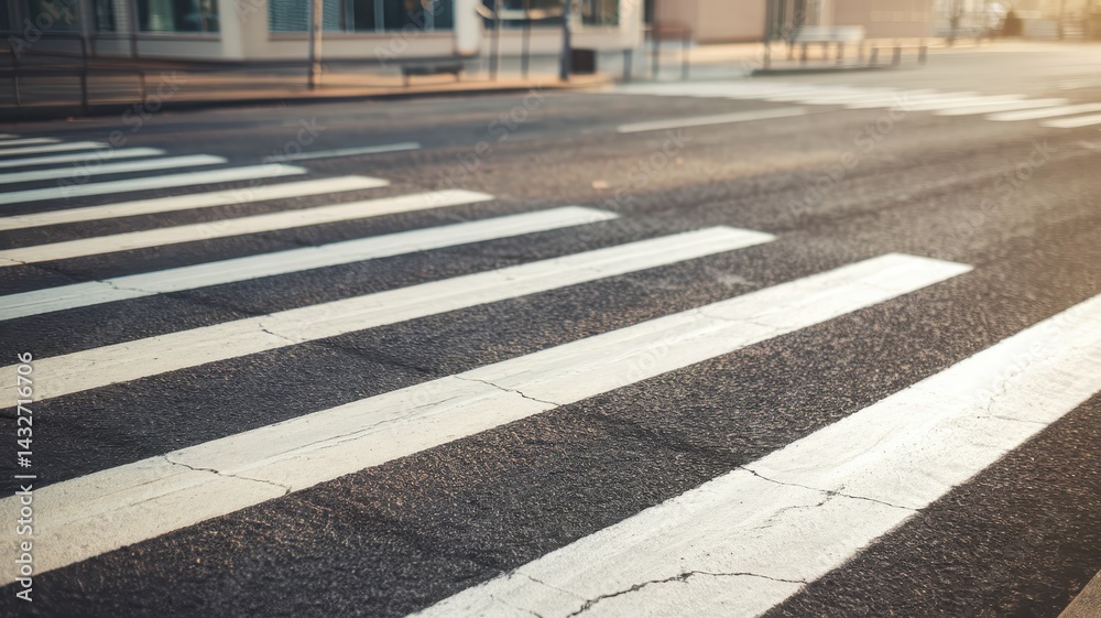 custom made wallpaper toronto digitalUrban Crosswalk: A Sunlit Perspective