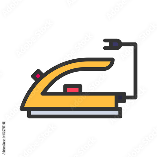 Cloth Steamer icon vector image. Suitable for mobile apps, web apps and print media.