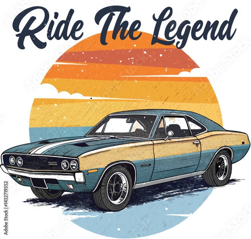 vintage T shirt design