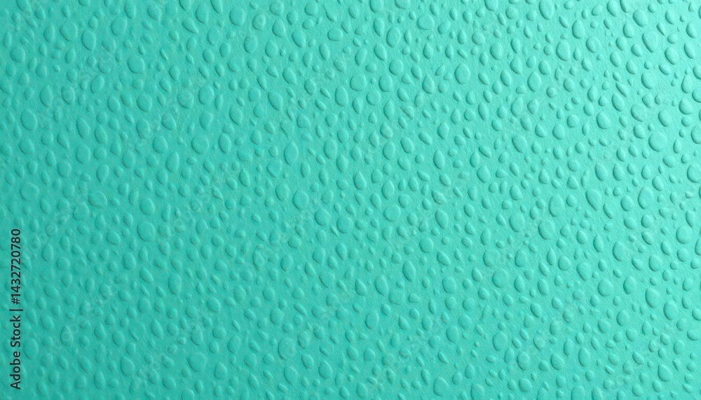 Teal textured surface with embossed circles