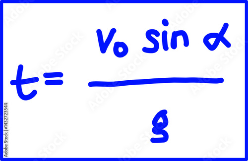 Physics formula for parabolic motion, Time required to reach the peak point