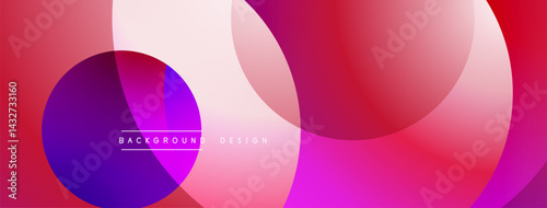 Abstract gradients overlap, creating vibrant pinks, purples. Modern design feels dynamic, smooth, visually appealing.