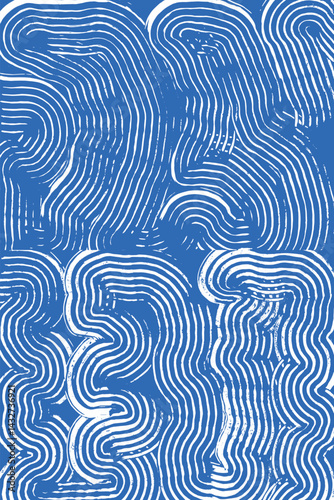 Hand drawn brush line abstract sculpting texture pattern set, Japanese and ethnic wood carving, engraving, weaving texture surface background, simple graphic for carpet, textile, decoration