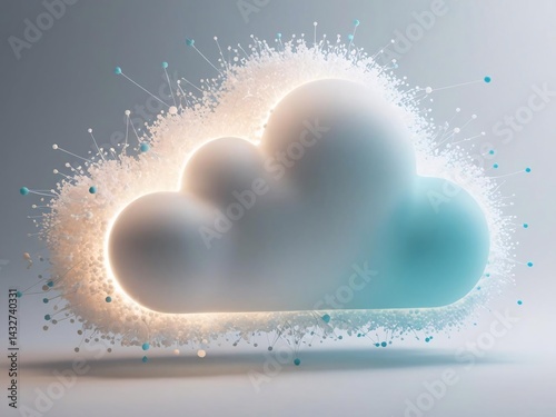 Abstract Cloud Computing Data Network Connection
