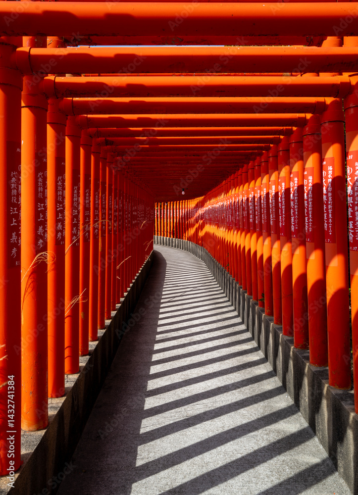 Fukutoku Inari Shrine located in Yamaguchi Perfecture