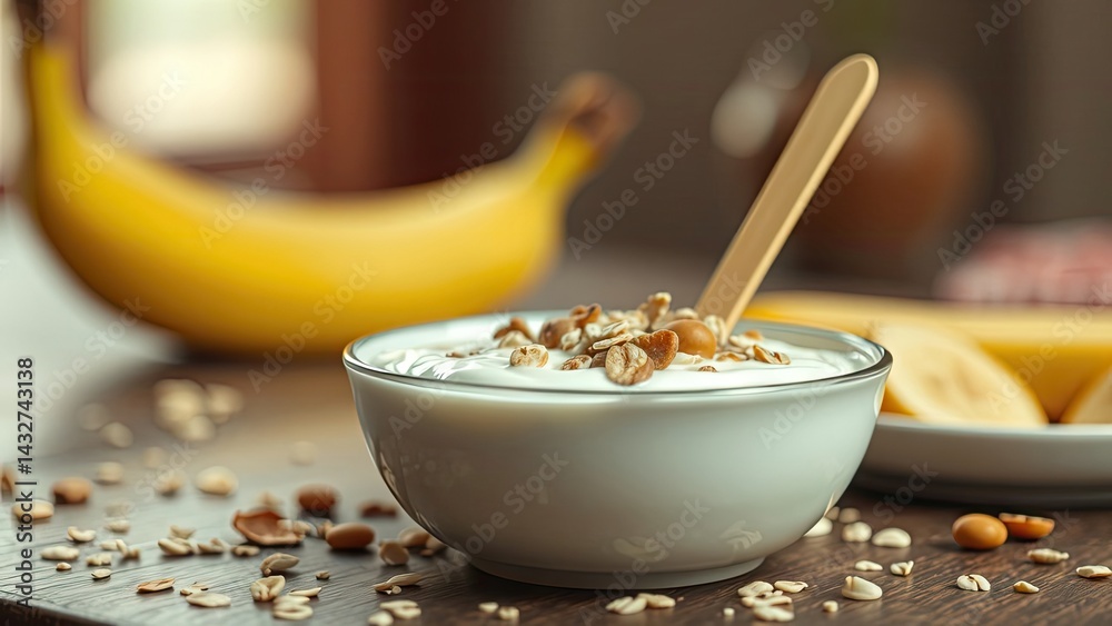 Yogurt parfait with granola