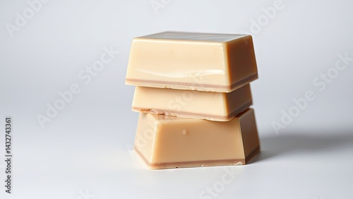 Obraz na płótnie Stack of creamy chocolates w salonie