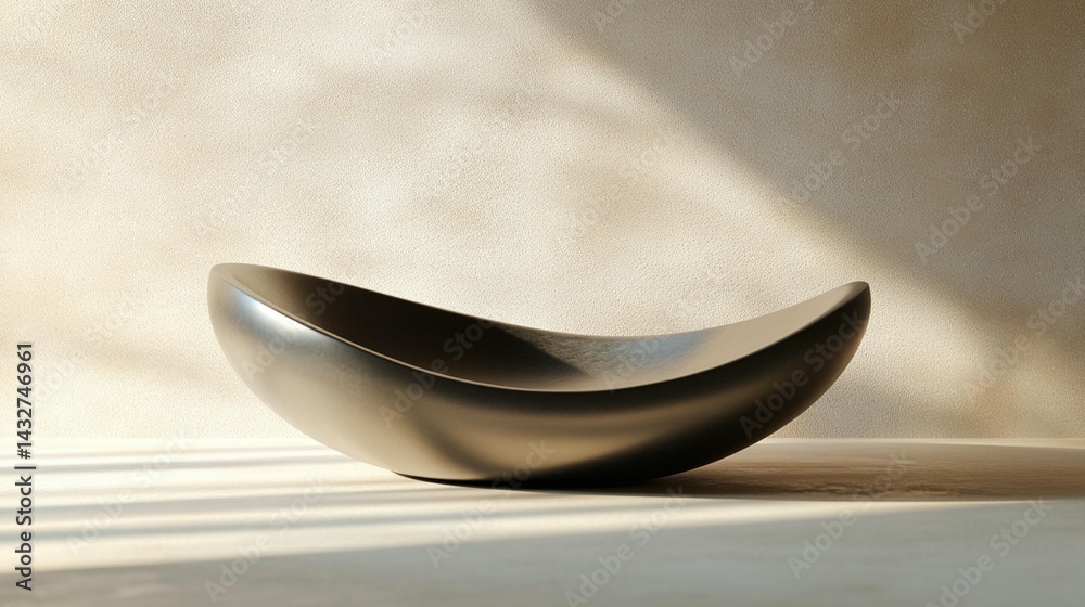 Abstract minimalist dark vessel on light background subtle gray tones artistic image Abstract minimalist dark vessel on light background subtle gray tones artistic image