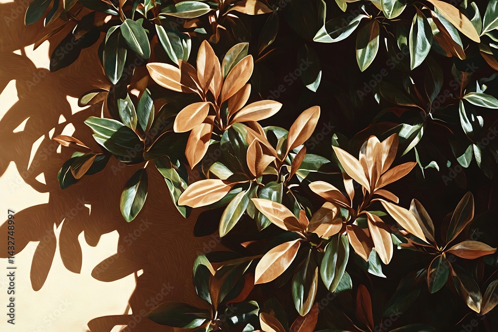 seamless background with leaves seamless background with leaves