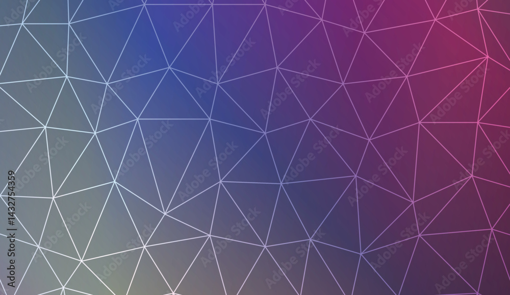Hipster pattern with polygonal elements. Texture for your design. Vector illustration. Creative gradient color.