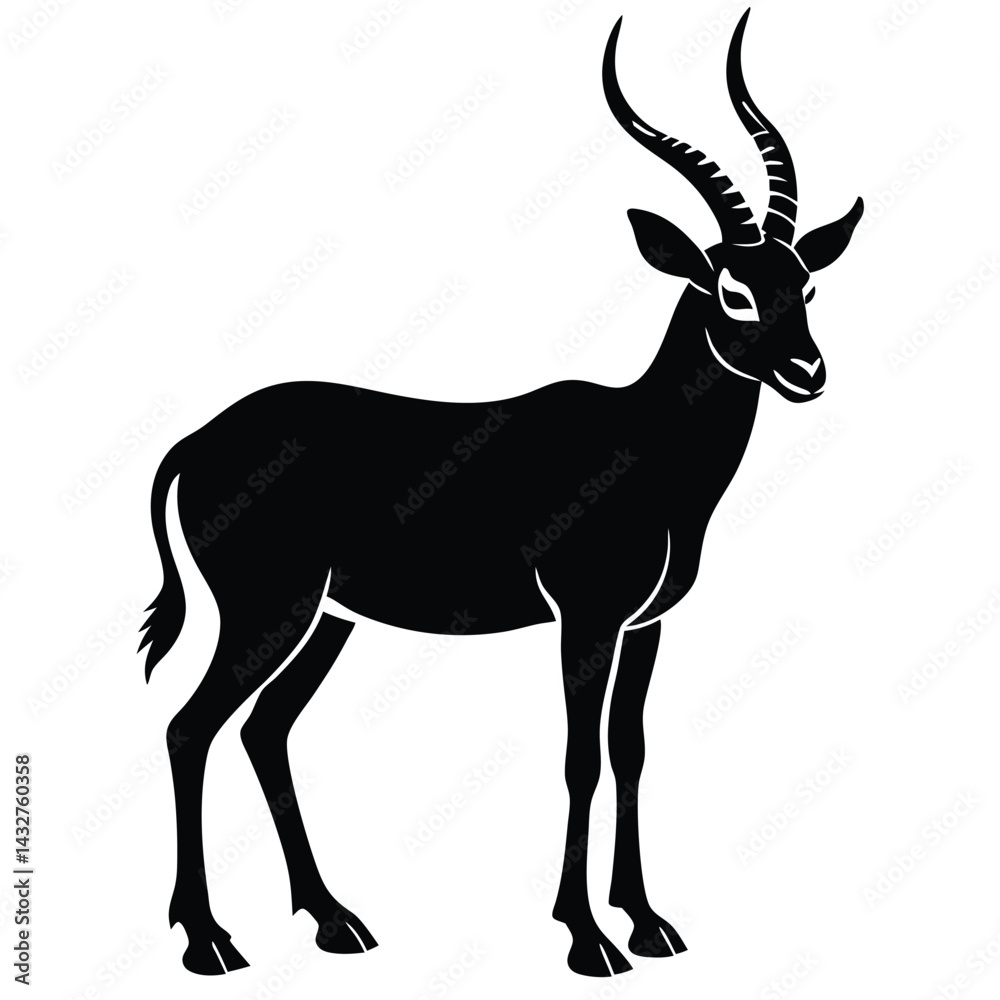 Obraz premium addax vector animal