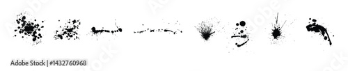 paint brush splatter.
