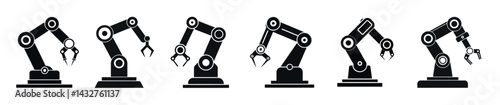 robotic arms in various positions design