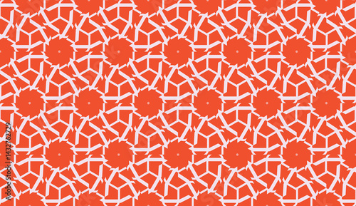 New elegant background with curved line in triangular style. Vector. Light coral shade. Smart business design