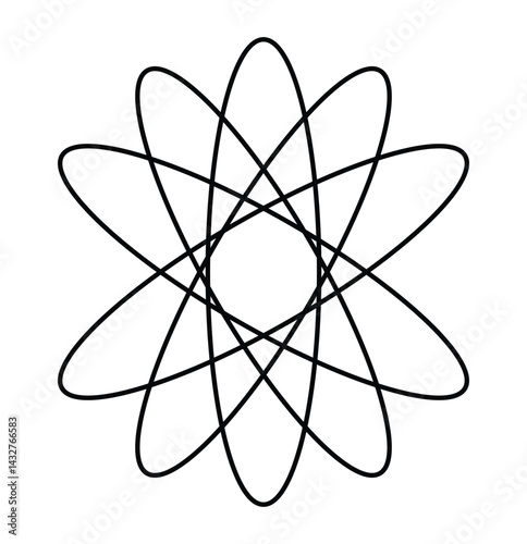 Atom icon and Atom set