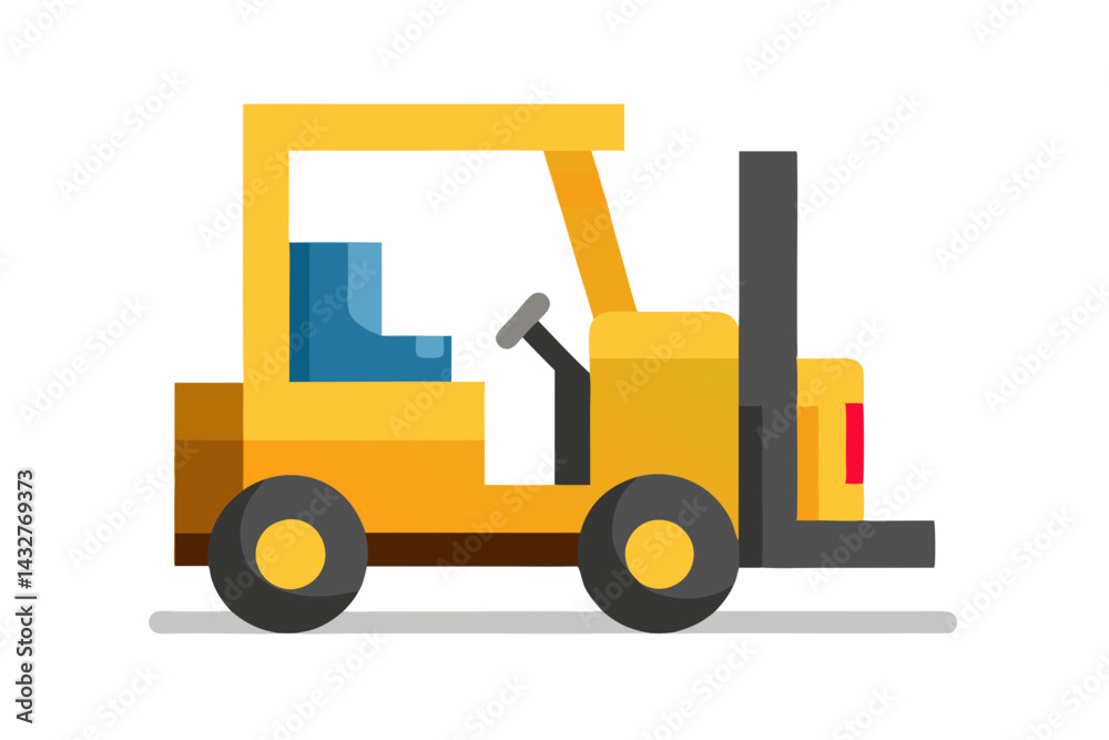 forklift vector illustration forklift vector illustration
