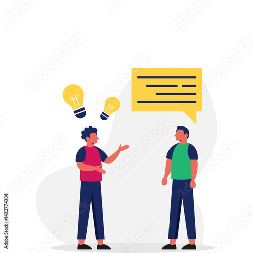 Business Brainstorming Illustration