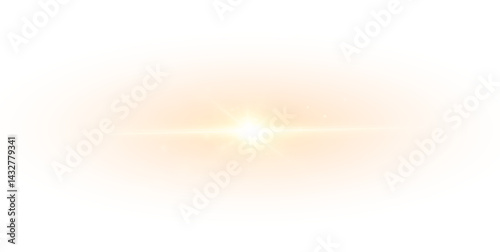 Golden star png with sparkling glister, shimmering flare, luxury ray, and festive glow. Bright premium design element for Christmas, holiday, party, and magical decoration.