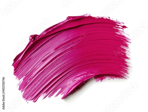 Obraz na płótnie bright purple acrylic paint bold splash isolated on white w salonie