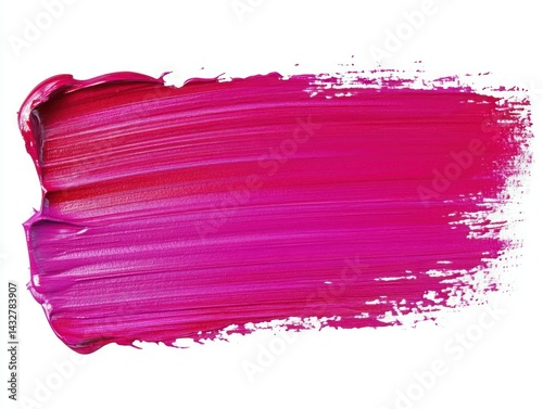Obraz na płótnie bright purple acrylic paint bold splash isolated on white w salonie