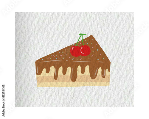cake with cherry