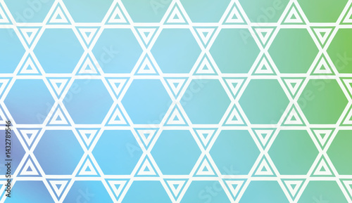 Pattern With Polygonal Geometric Elements. Vector Illustration. Template For Wallpaper, Interior Design, Decoration, Scrapbooking Page. Gradient Background