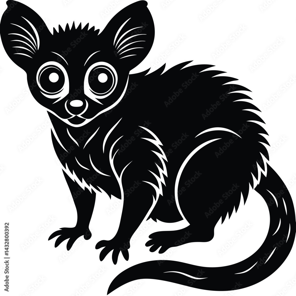 Obraz premium aye aye vector