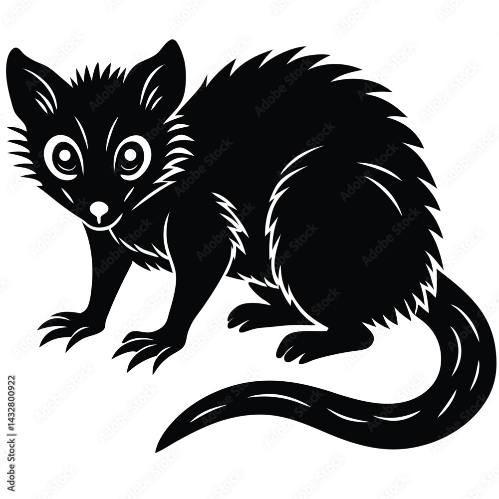 Obraz premium aye aye vector