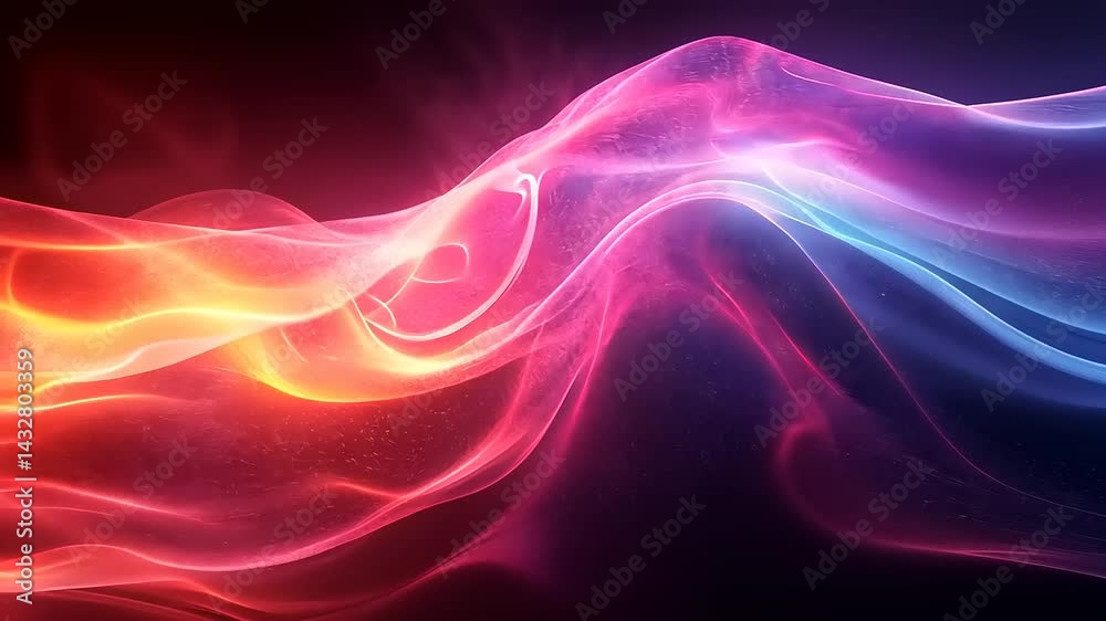 Abstract vibrant flowing energy waves Abstract vibrant flowing energy waves