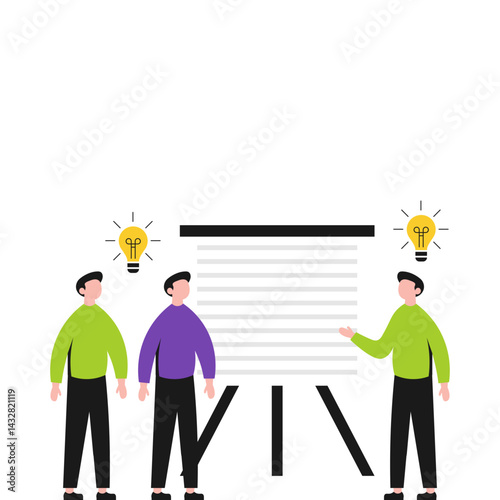 Business Brainstorming Illustration