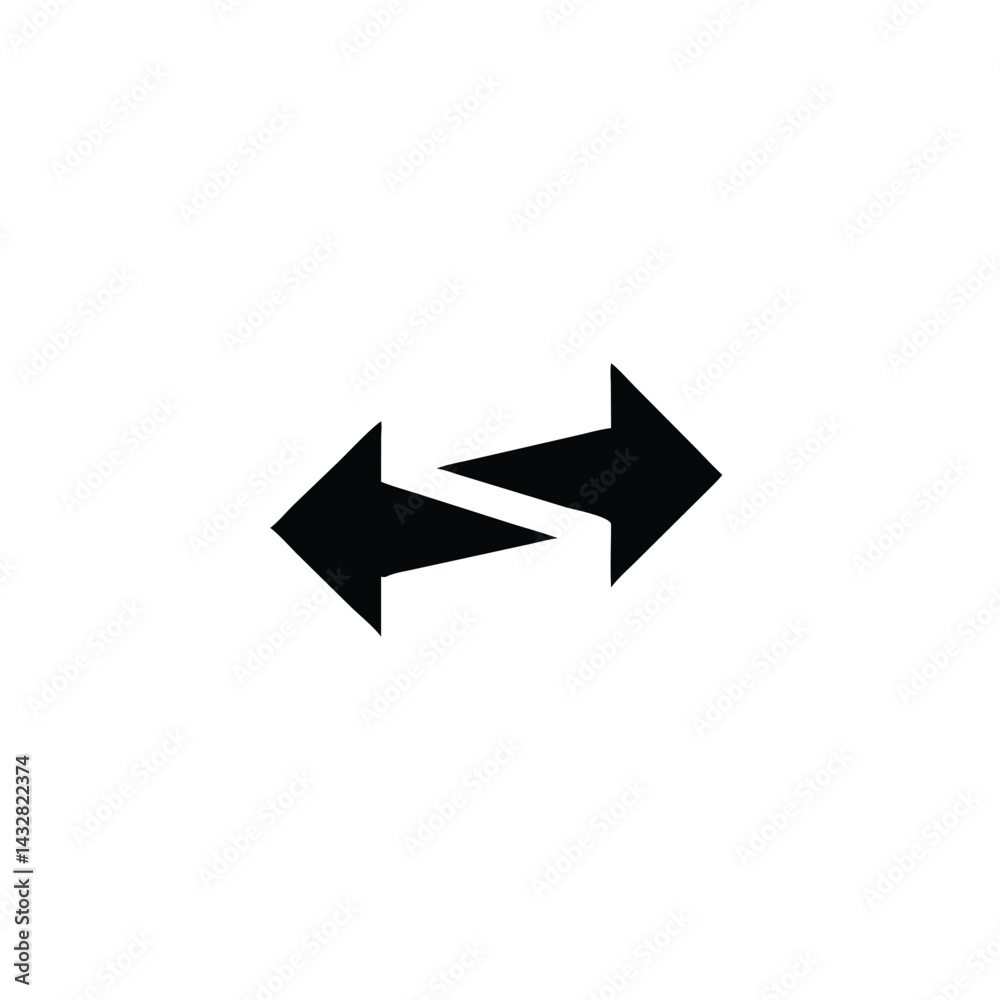 Rotating Circular Arrow Icon – Opposing Arrows in Oval Shape Symbolizing Cycle or Refresh Rotating Circular Arrow Icon – Opposing Arrows in Oval Shape Symbolizing Cycle or Refresh